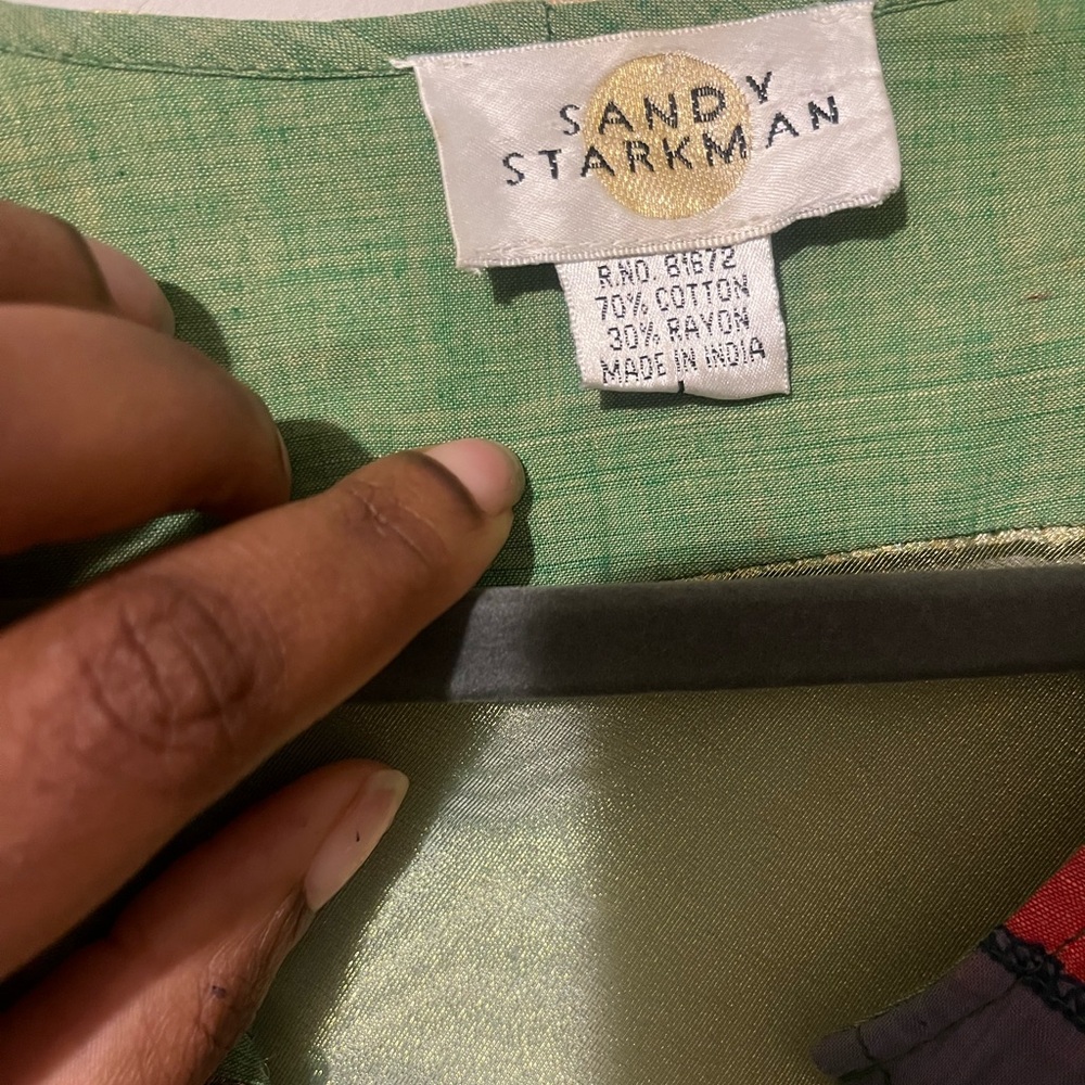 Boho Patchwork Embroidered Jacket - Multicolor - image 5